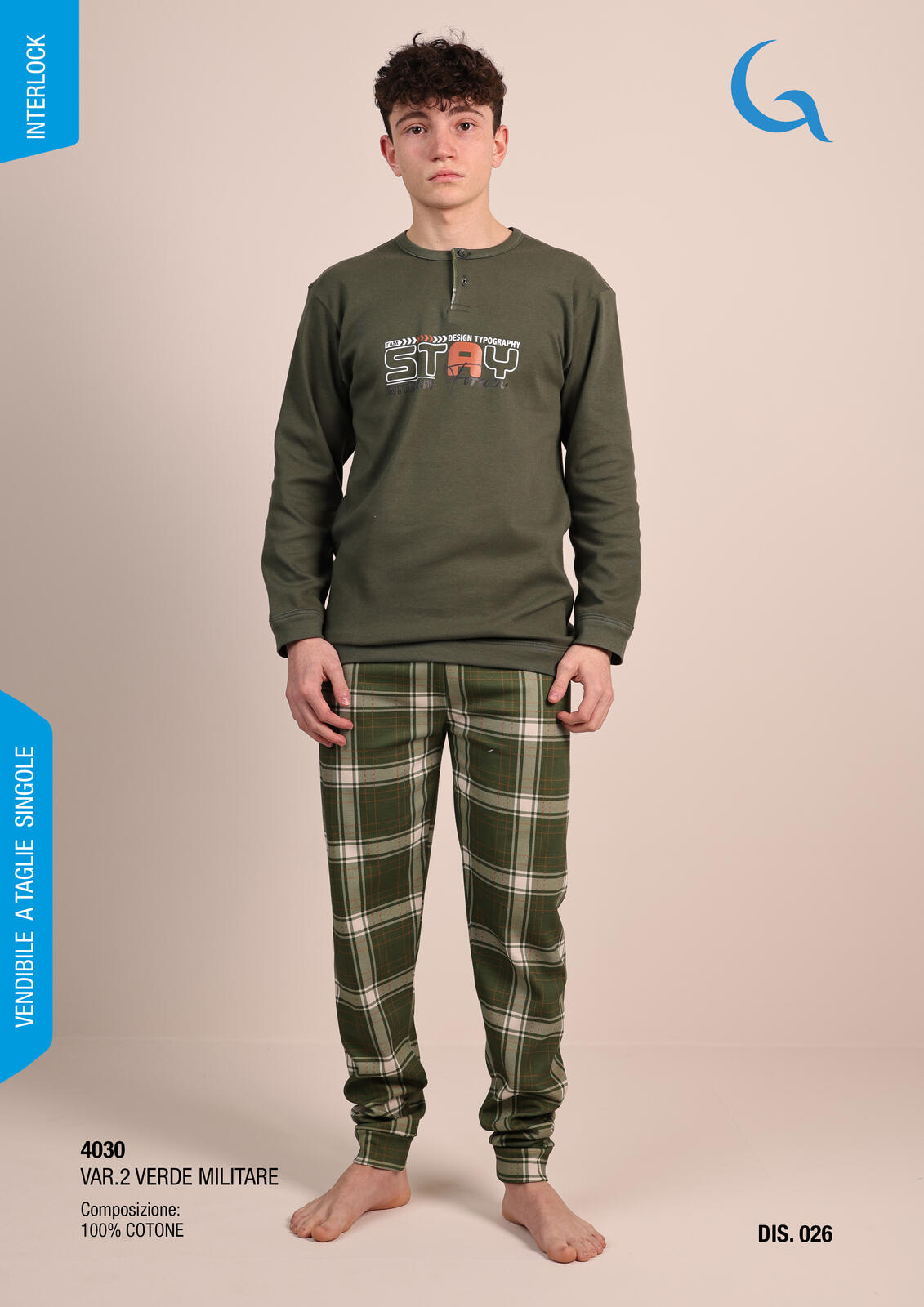 PIGIAMA RAGAZZO M/L 4030 Tellini S.r.l. Wholesale Clothing